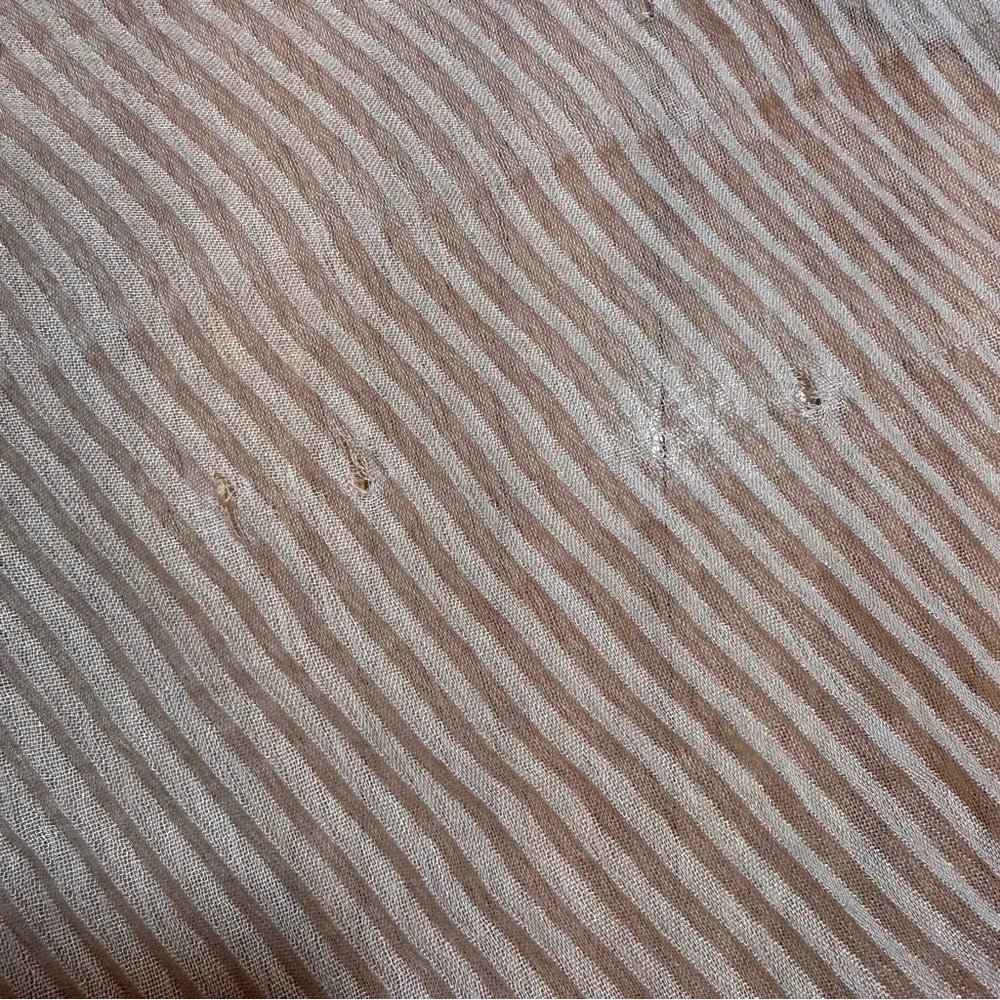 AGNONA  Pleated Scarf  with Flaws(b2)